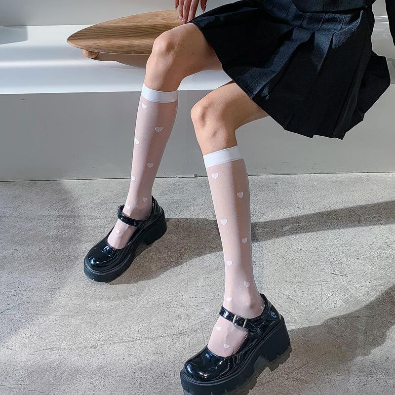 Women's Summer Sheer Calf Socks Lightweight Breathable Versatile for Daily Wear