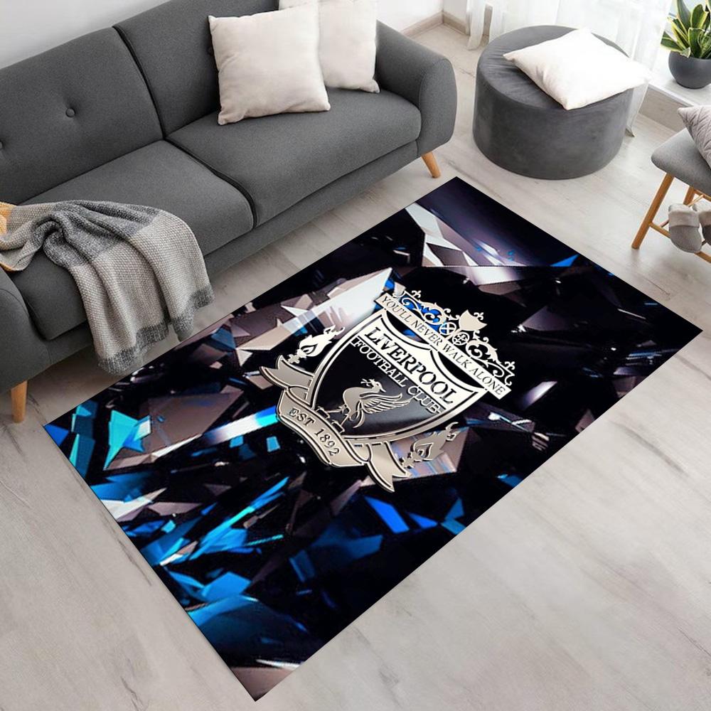 Liverpool Floor Mat Perfect for Playrooms Study Room Outdoor Dormitory Antislip Carpet Decorate Offices Perfect Gift for Valentine's Wedding Birthday