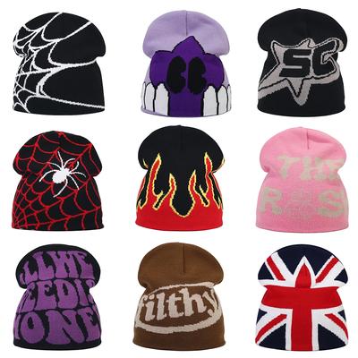 Mode Winter Gestrickte Gorras Y2K Beanie Cargo Cap für Männer Frauen Kanye Beanies Kanada Hombre Top Warm Halten Hut Herbst Im Freien