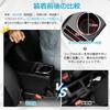 LIMSTYLE Armrest for Suzuki New Jimny Car Storage Console Box with Sliding Drink Holder Large Ideal for Driving Includes Rubber Easy Black Stitching