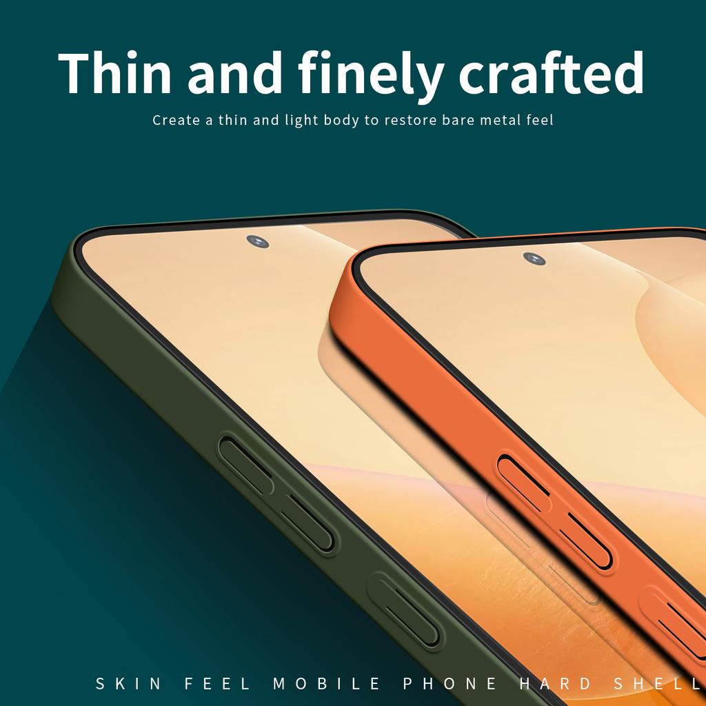 MOFI JK Qin Serie Für Xiaomi Redmi K70E 5G/Poco X6 Pro 5G Handyhülle TPU+Acryl Haut-Touch Hülle