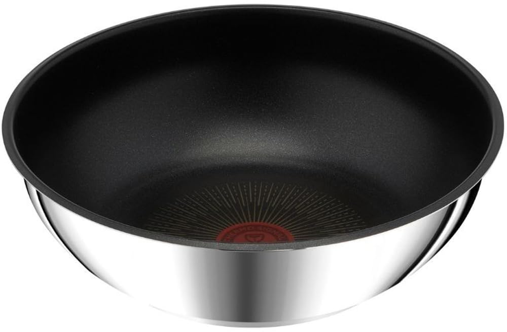 

Tefal Ingenio Neo IH Stainless Unlimited Wok 26cm Detachable IH and Gas Stove PFOA and other harmful substances stainless L97179 Pan, Deep, Handle,
