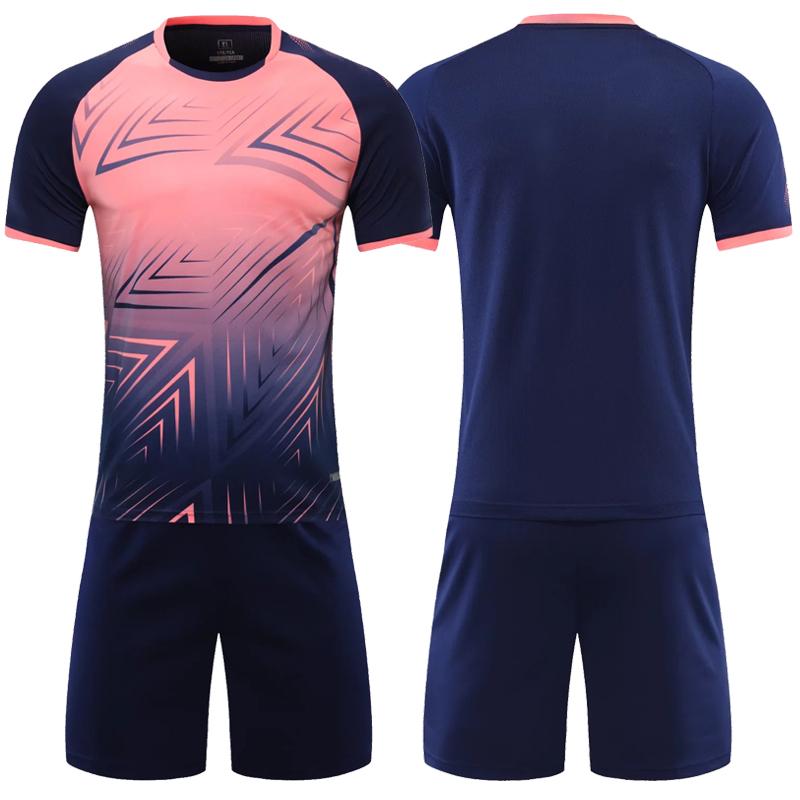 Men Kids Football Jersey Personalized Boy Soccer Jersey Set Polyester Soccer Uniform Breathable Football Uniform for Kids