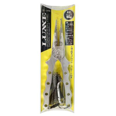 Gamakatsu Rugze Aluminum Pliers 175mm with Metal Grip. LE-2478