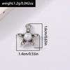 5pcs Delicate Crystal Pearl Star Pendants Charms for Jewelry Making Necklace Earrings DIY Bracelet Accessories