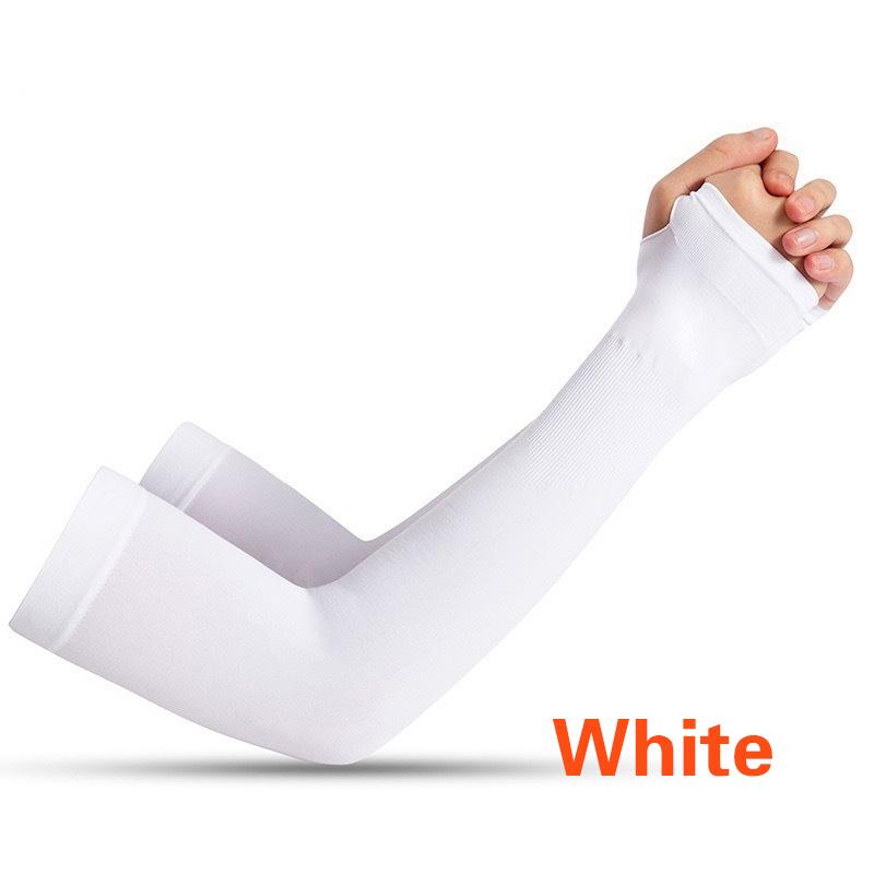 

1 пара нарукавников Ice Silk для защиты от солнца, унисекс, налокотники для активного отдыха, езды на велосипеде, бега, рыбалки, вождения, классные нарукавники с защитой от ультрафиолета