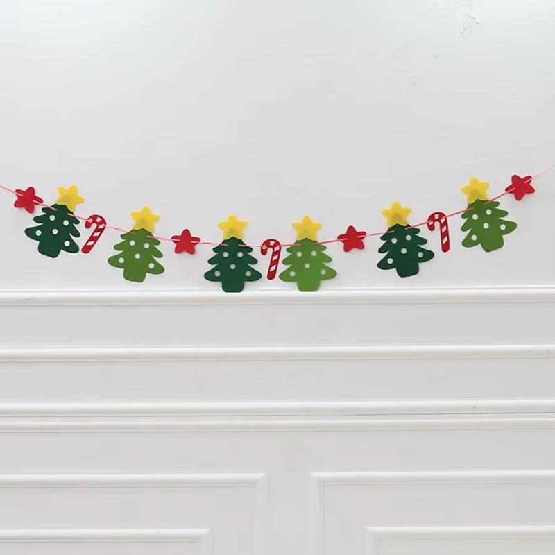 1SET Sternbaum Hängegirlande Bunt Frohe Weihnachten Dekorationen Für Zuhause Hotel Restaurant Festival Party Dekoration TMZ