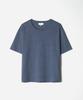 Paseleu Relaxed Crop Top [Vintage Blue]