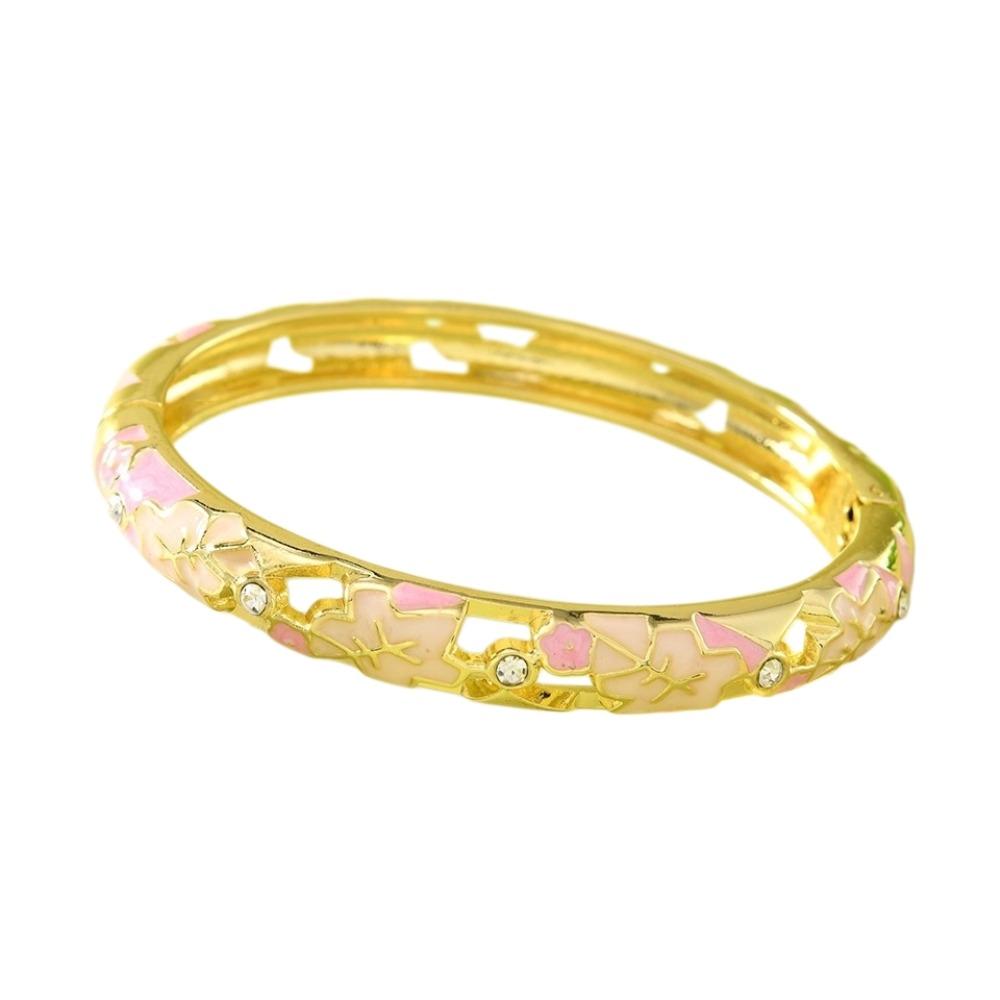 Traditional Vintage Cloisonne Bangle Enamel Women's Hand Bracelet  Jewelry Gifts