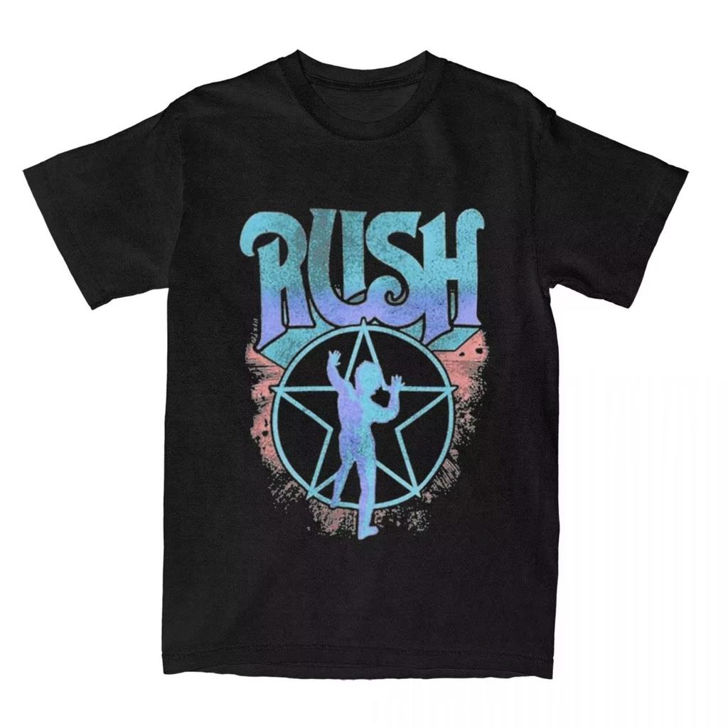 Unisex Cotton T-Shirt Rush Sports Print 1981 Travel Casual Wear Summer Crew Neck High Quality