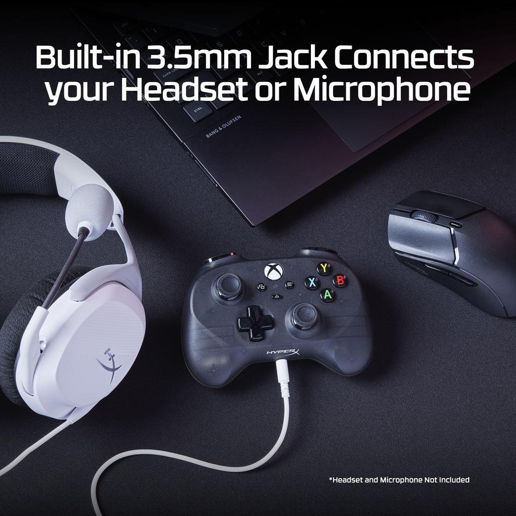 HyperX Clutch Tanto Mini Wired Gamepad Controller, Officially Certified for Xbox, PC, and Android, Black