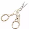 Knitting Scissors Golden Crane For Embroidery