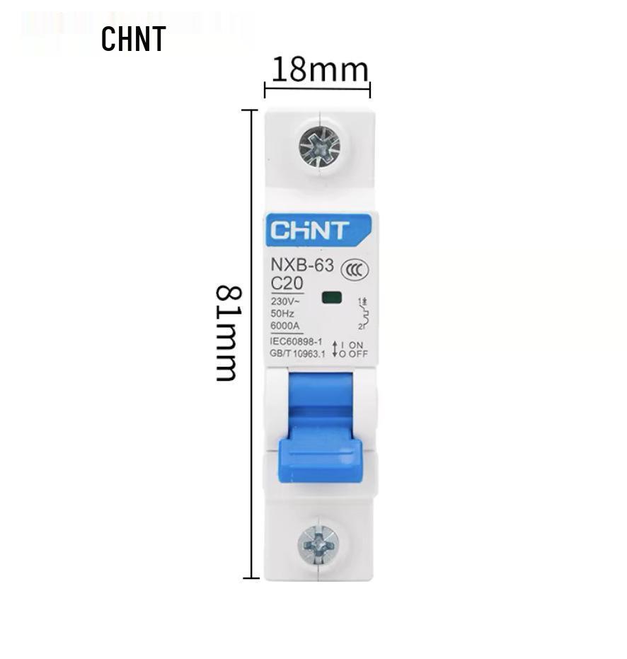 Zhengtai NXB-631P Miniature Circuit Breaker: 2P Household, 3P 63A, 4P 32A Electric Switch