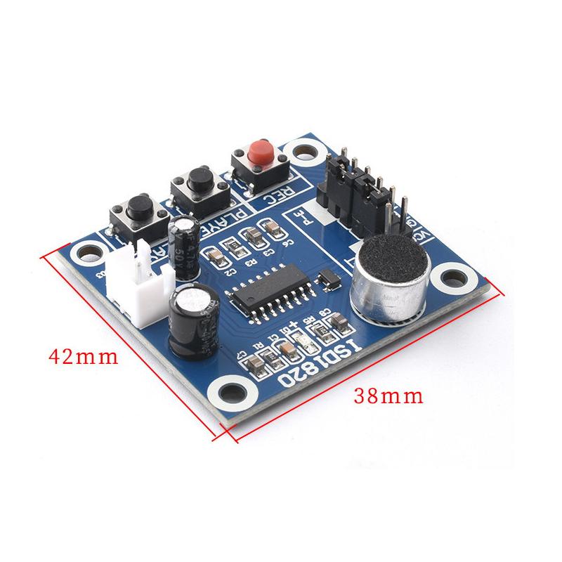 ISD1820 Voice Record Play Module Small Size with Micro Speaker Wide Application for Teenager Electronic Interest Cultivation Projects