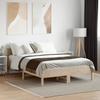 Solid Wood Bed Without Mattress 135 X 190 Cm Pine Wood