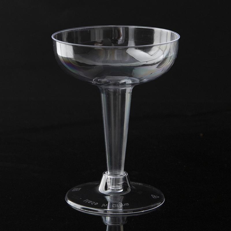 6 bucăți 120 ml pentru petrecere de nuntă flaut de șampanie de vin din plastic, pahare transparente de unică folosință