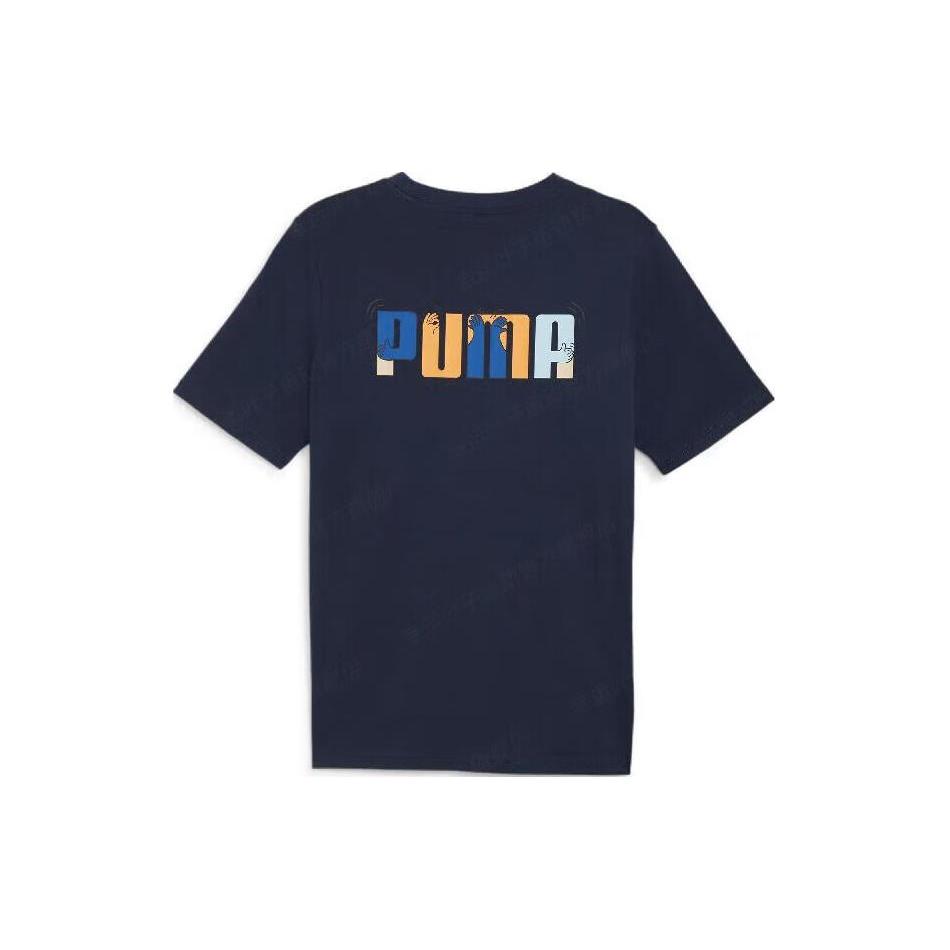 

New PUMA T Shirts Men s Navy Blue 682153-14 XL