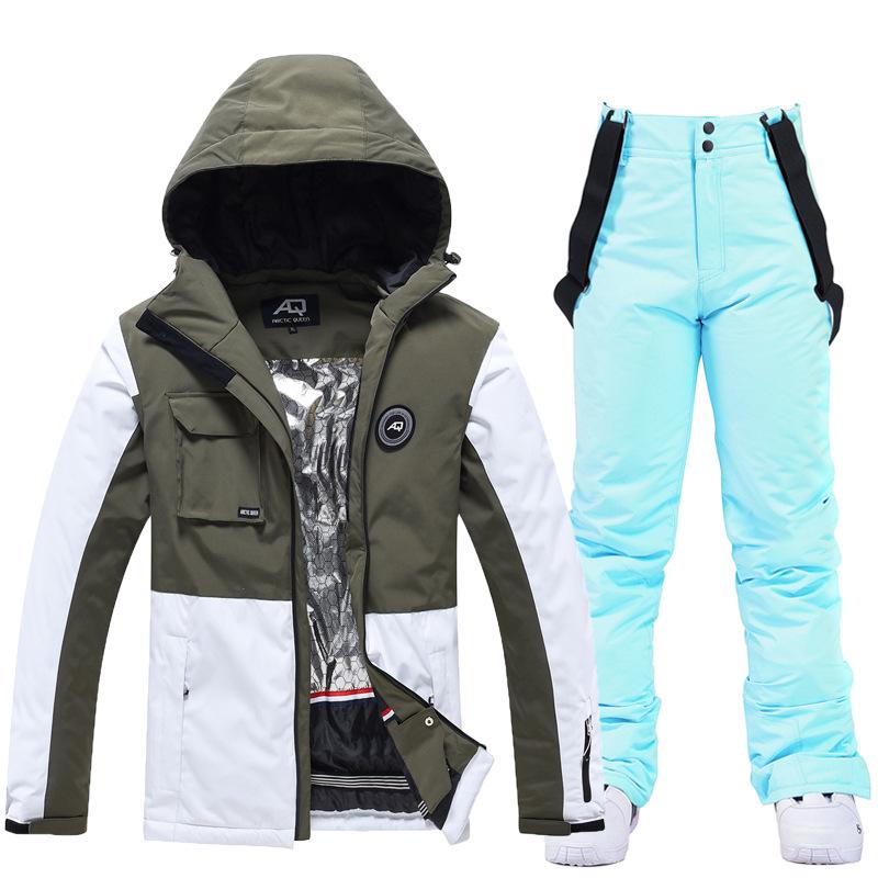 Men's & Women's Winter Ski & Snowboard Suit - Warm, Thickened Jacket and Pants