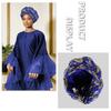 Polyester Printed Pull On Hat Gold Foil Printed Braided Headwear Fashion Women Cap  Women