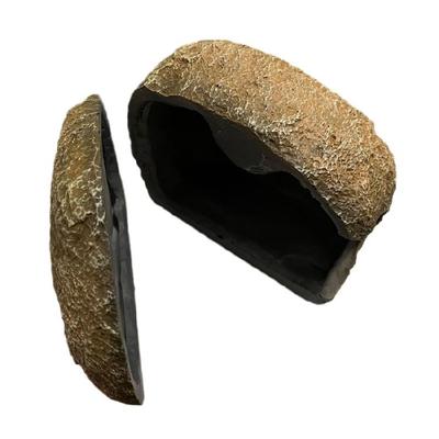 Magnetische Verstecke Haus Aquarien Felsgrotte Terrarien Landschaftsdekorationen Unterschlupf für Reptilien Zuchtzubehör