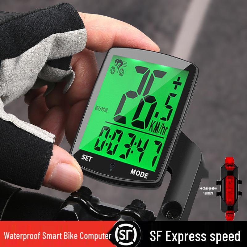 Wireless Bike Computer: Speedometer & Odometer for Road and Mountain Cycling