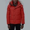Canada Goose Wyndham Down Jackets Men's Red Maple Hooded Moderate Straight Fit 3808M-809