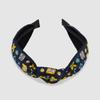 LALA Geometric Diamond Ethnic Hairband - Blue
