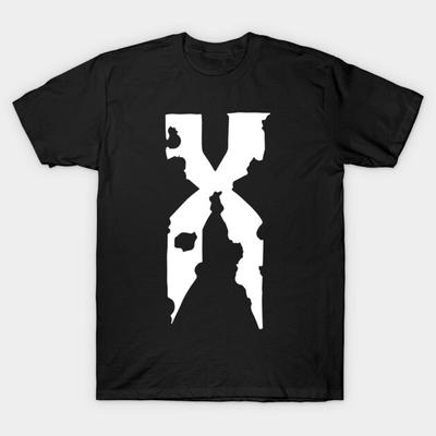 Asian Size Cotton Unisex Tshirt Print T-shirt The X T-shirt No-Cut Print Regular Fit