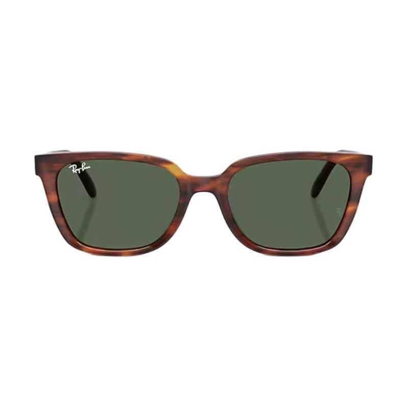 RAYBAN Logo Square Sunglasses Unisex Couple Style Tortoise Shell 0RB2243-954/7155