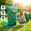 Freeze Proof Plant Sack Winter Cover, Drawstring Protection Bag with Window, Non-woven Thermal Barrier for Fabric Frost Blanket Outdoor Potted Plants