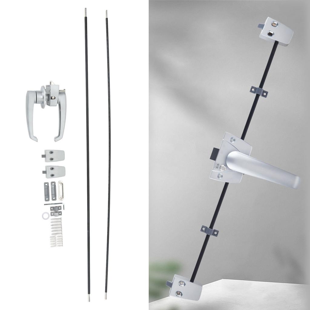 Entrance Lever Door Handle Aluminium Alloy Privacy Door Lever Lock with Anti Lock for RV Yacht