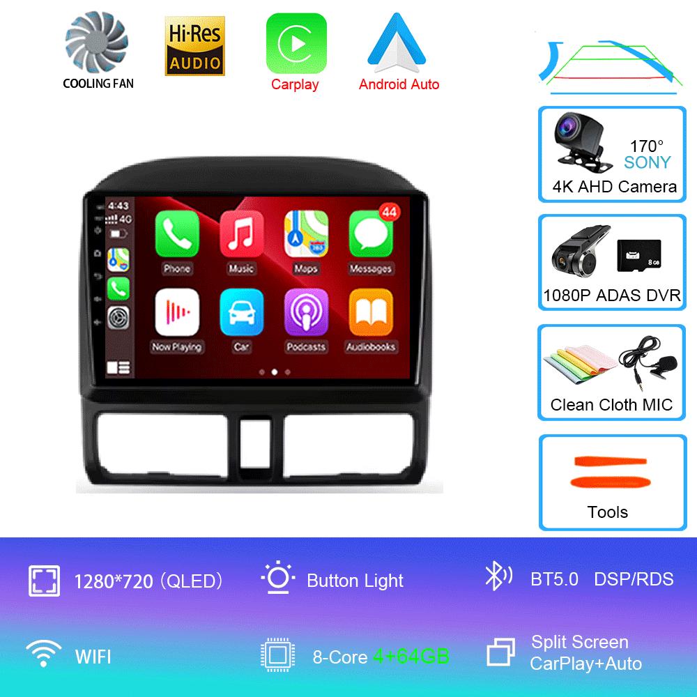 Android 14 For Honda CR-V CRV 2 2001 - 2006 Car Radio Multimedia Video Player Navigation Stereo GPS No 2din 2 Din Dvd