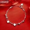 925er Sterlingsilber Quaste Antike Perle Seitenkette Exquisites Armband Geschenk Schmuck