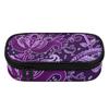 School Pencil Case 300D Polyester Spacious Storage Zipper Closure with Main Compartment Mesh Pocket and Pen Slots for Boys Girls