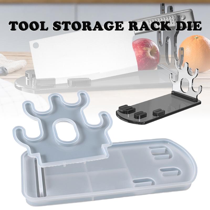 

PDTO DIY кухонный резак держатель силиконовая форма органайзер для кухонных принадлежностей хранения смолы формы