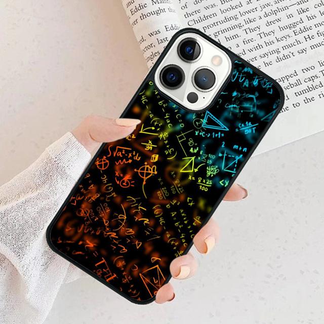 Physics Chemical Mathematics Phone Case For iPhone 17 Air 16 16e 15 14 plus 11 12 13 Pro max Bumper Shell Cover coque