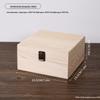 Wooden Gift Box with Pull-Out Lid for Groomsmen and Bridesmaids - Wedding Candy or Ornament Storage Box
