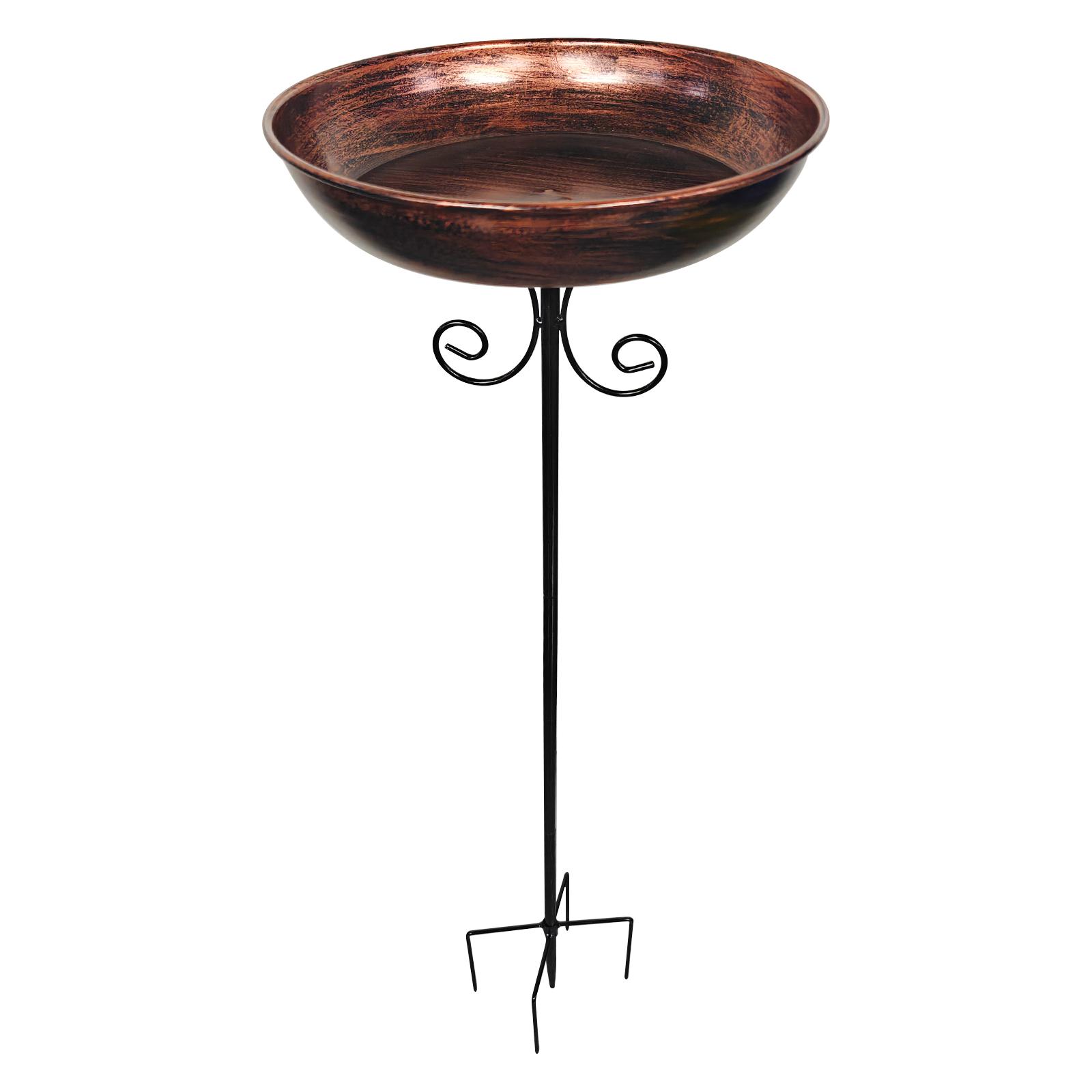 Vintage Freestanding Birdbaths & Birdfeeder 5-Pronged Base Bird Baths Feeder Bowl Garden Birdbath Bowl Patio Lawn Garden Decor