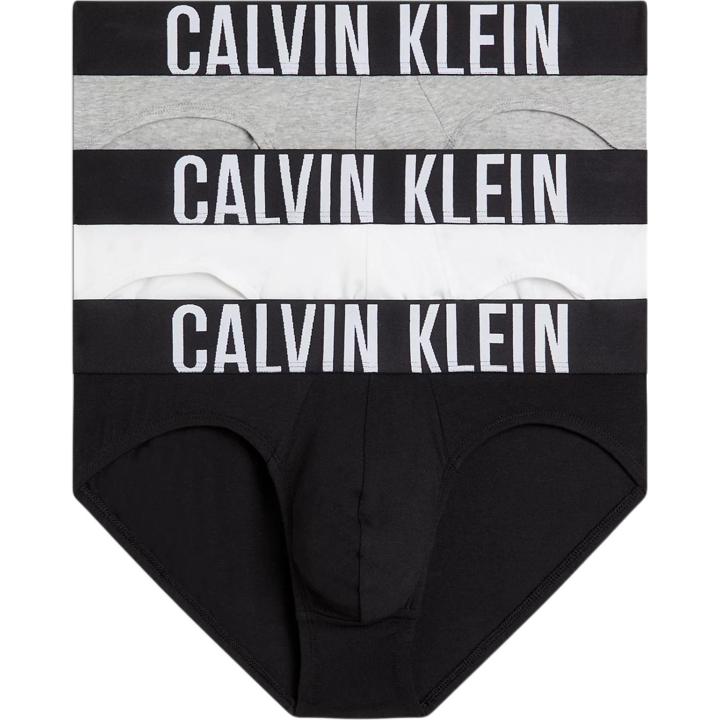 

Calvin Klein Hip Brief 3-Pack Letter Print Simple Versatile Triangle Underwear Men Underwear 000NB3607A-MPI S