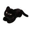 Black Cat Big Doll Pillow Doll Boy and Girl Holiday Gift Long Doll Plush Toy