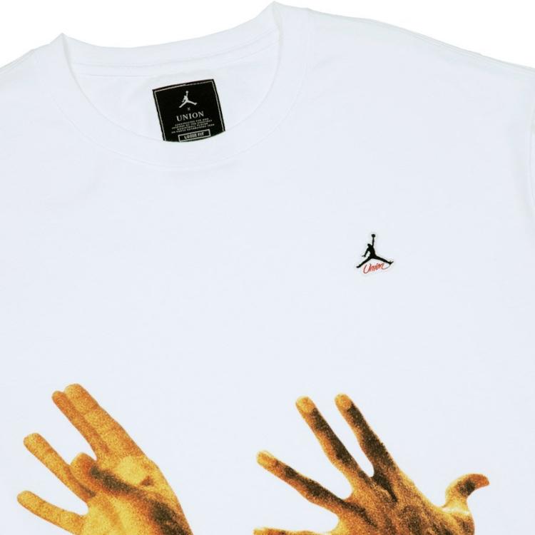 Jordan x Union LA Collaborative Logo Print Casual Sport Long Sleeve T-Shirt Men Tops White CV1299-100
