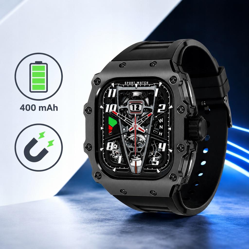 [PACZA] Smartwatch men's sports watch AK65 Amoled 1.95'' D1168