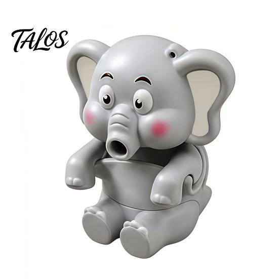 Portable Hanging Mug Fan Clip-On Mini for And Bowl Cooling, Cute Elephant Animal Coffee Cooling Chiller, Desktop Beverage Blower, Iced Soup