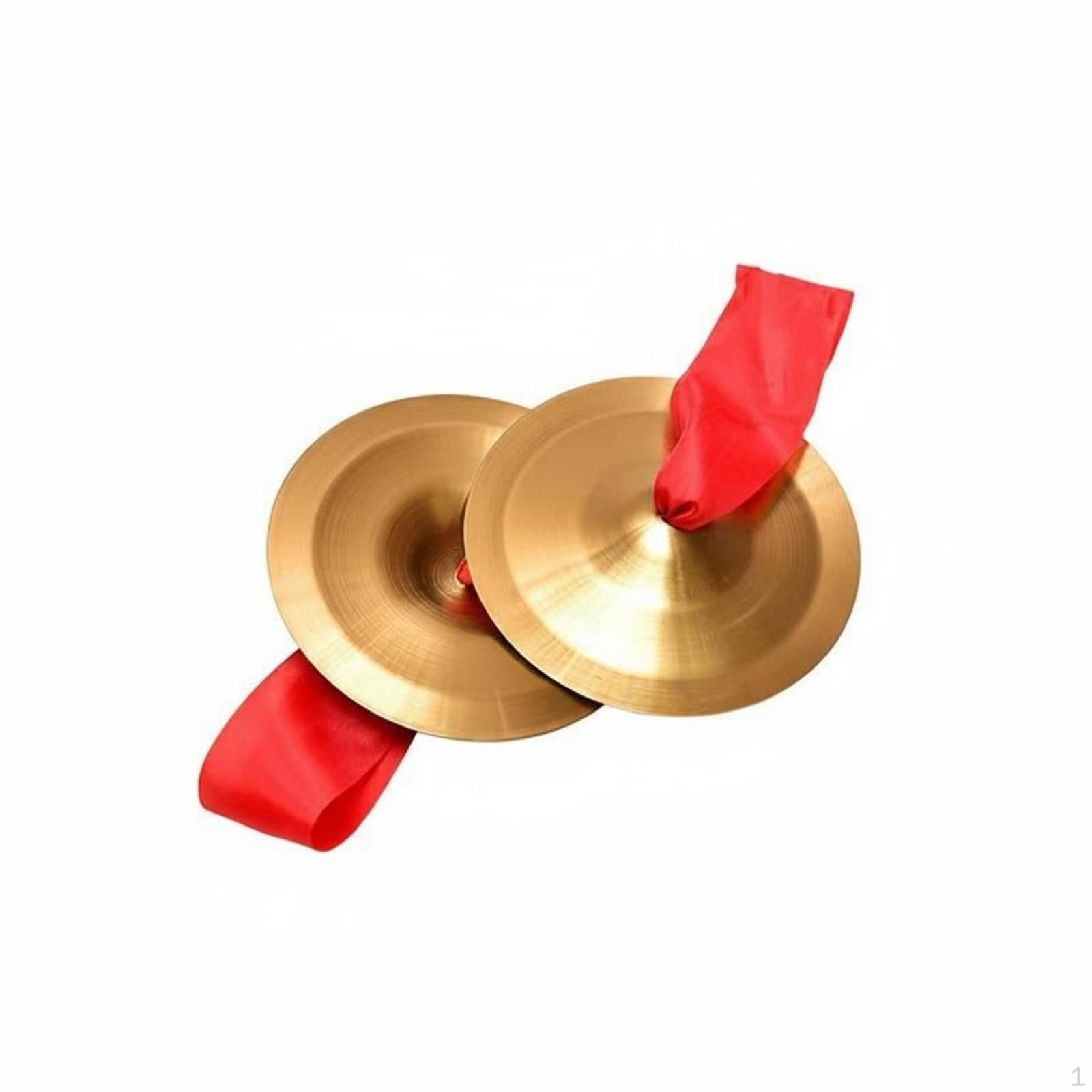 Waist Drum Cymbals Loud Sound Brass Cymbal Pair Traditional design Hand for Artists, 15CM