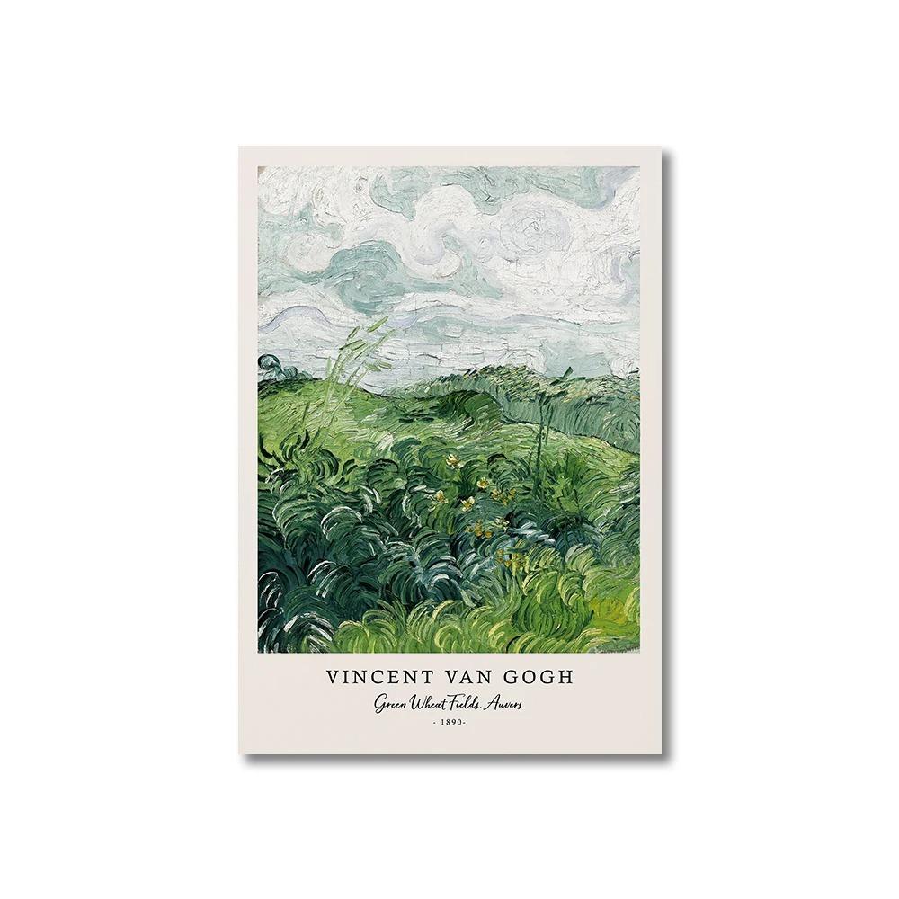 Vincent Van Gogh Yazıları Baskıları ve Posterleri Harika Eser Yıldızlı Gece Tuval Boyama Oturma Odası Duvar Sanatı için Dekorasyonlar