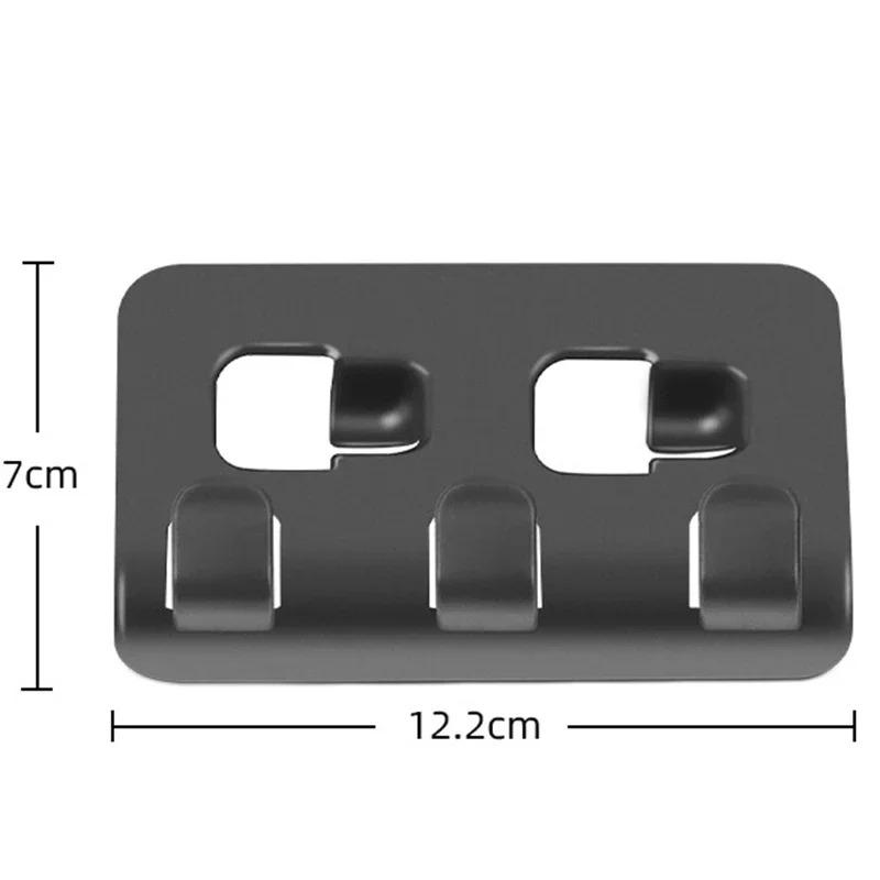 For Tesla Model Y 2021-2024 Max 15kg Load Bearing Rear Trunk Hook Luggage Bag Umbrella Hanger ABS Tote Trunk Hooks Accessories