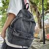 Retro Denim Backpack Women's New Fashion Versatile Large Capacity Travel Backpack Casual Schoolbag