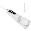Elektrický čistič zubů IPX8 Vodotěsný USB Dobíjecí Přenosný ústní irigátor Bílý