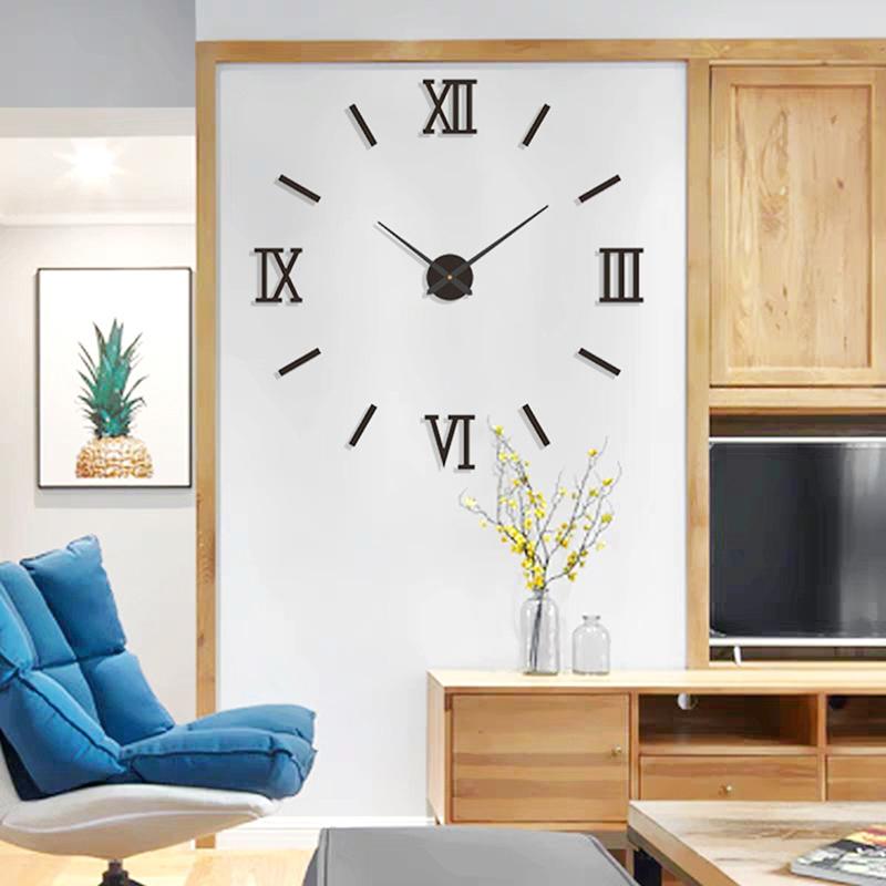 3D Leuchtende Wanduhr Rahmenlos Acryl DIY Digitale Uhr Wandaufkleber Stille Uhr Für Wohnzimmer Schlafzimmer Büro Wanddeko