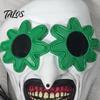Detailed Latex Costume Masque Halloween LED Clown for Adults, Light Up Scary Horror Face Masquerade Full Costume, Cosplay Party Grinning Character